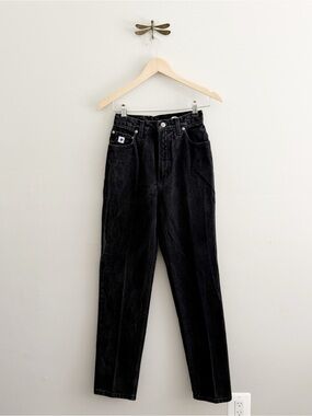 Rockies Vintage 90s Black High Waisted Tapered Leg Jeans
